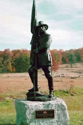 Brigadier General Samuel Wiley Crawford Statue image. Click for full size.