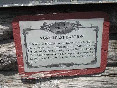 Northeast Bastion Marker. Click for full size. Northeast Bastion Marker image. Click for full size.