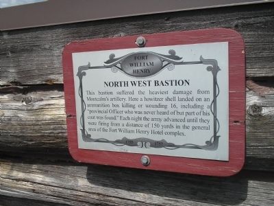 Northwest Bastion Marker image. Click for full size.