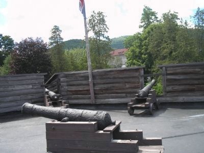 Artillery in the Northwest Bastion image. Click for full size.