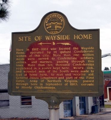 Site of Wayside Home Marker image. Click for full size.