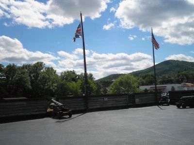 Marker in Fort William Henry. Click for full size. Marker in Fort William Henry image. Click for full size.