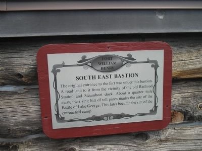 Southeast Bastion Marker. Click for full size. Southeast Bastion Marker image. Click for full size.