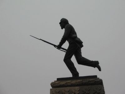 Charging Infantryman. Click for full size. Charging Infantryman image. Click for full size.