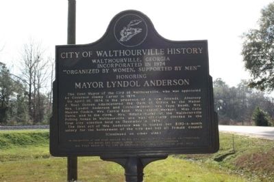 City of Walthourville History Marker. Click for full size. City of Walthourville History Marker image. Click for full size.