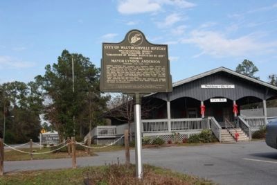 City of Walthourville History Marker at City Hall. Click for full size. City of Walthourville History Marker at City Hall image. Click for full size.