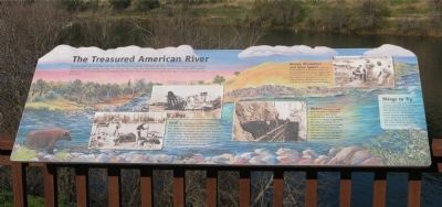 The Treasured American River Marker image. Click for full size.