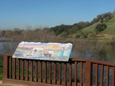 The Treasured American River Marker image. Click for full size.