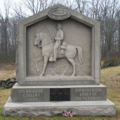 4th Pennsylvania Cavalry Monument image. Click for full size.