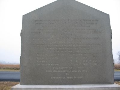Back of Monument. Click for full size. Back of Monument image. Click for full size.