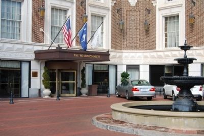 Historic Westin Poinsett Hotel Entrance. Click for full size. Historic Westin Poinsett Hotel Entrance image. Click for full size.