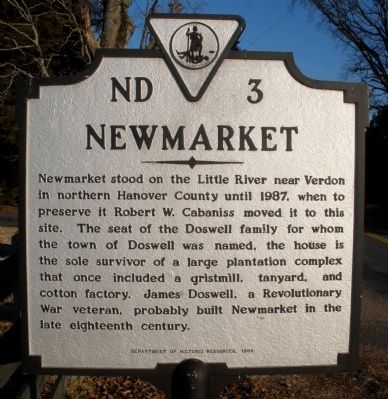 Newmarket Marker. Click for full size. Newmarket Marker image. Click for full size.