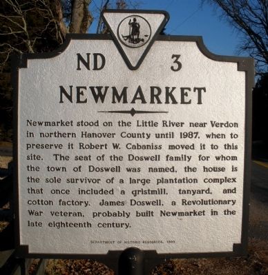 Newmarket Marker image. Click for full size.
