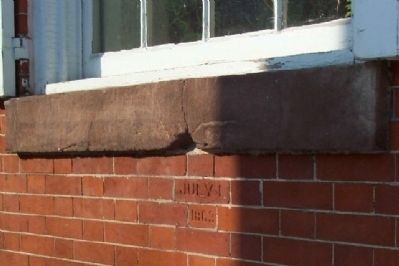 Damaged Courthouse Window Sill. Click for full size. Damaged Courthouse Window Sill image. Click for full size.