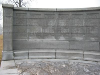 Left Most Section of Monument Wing. Click for full size. Left Most Section of Monument Wing image. Click for full size.
