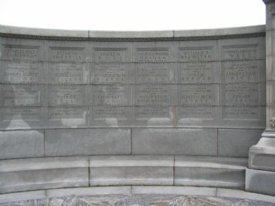 Left Center Section of Monument Wing. Click for full size. Left Center Section of Monument Wing image. Click for full size.