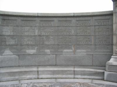 Left Center Section of Monument Wing image. Click for full size.