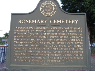 Rosemary Cemetery Marker image. Click for full size.