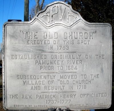 “The Old Church” Marker image. Click for full size.