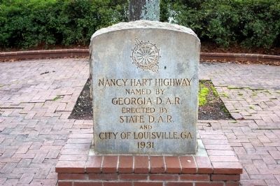 A Nancy Hart Highway Monument. Click for full size. A Nancy Hart Highway Monument image. Click for full size.
