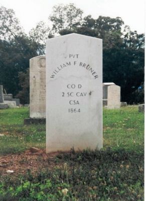 William F. Bruner's headstone image. Click for full size.