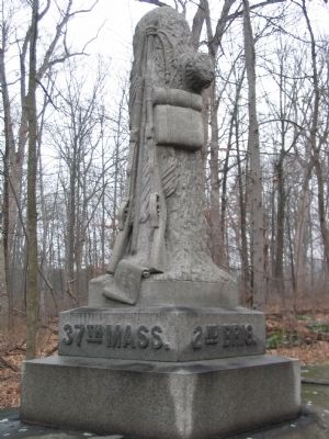 37th Massachusetts Infantry Monument. Click for full size. 37th Massachusetts Infantry Monument image. Click for full size.