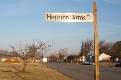 Darbytown Road facing northwest towards Richmond image. Click for full size.