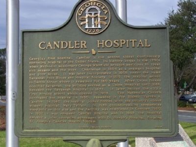 Candler Hospital Marker image. Click for full size.