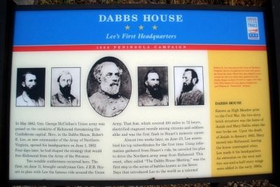 Old Dabbs House CWT Marker (original) image. Click for full size.