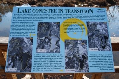 Lake Conestee in Transition Marker image. Click for full size.