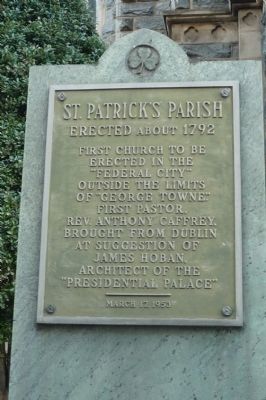 St. Patrick's Parish Marker image. Click for full size.