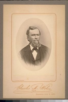 Charles M. Weber. Click for full size. Charles M. Weber image. Click for full size.