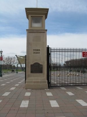 Weber Point Home – 1850 Marker. Click for full size. Weber Point Home – 1850 Marker image. Click for full size.