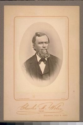 Charles M. Weber. Click for full size. Charles M. Weber image. Click for full size.