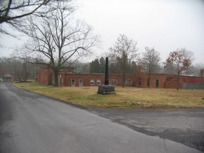 1st Corps Headquarters Marker on Pleasonton Avenue. Click for full size. 1st Corps Headquarters Marker on Pleasonton Avenue image. Click for full size.