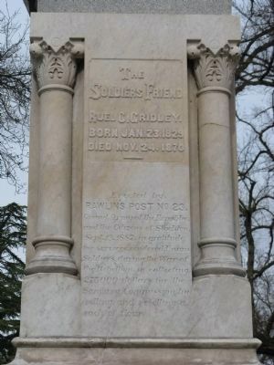The Soldiers Friend Monument image. Click for full size.