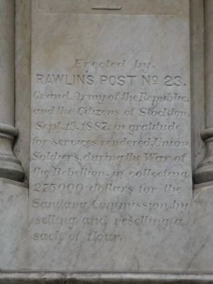 Close-Up of Inscription on Monument image. Click for full size.