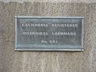 California Registered Historical Landmark No. 801 image. Click for full size.