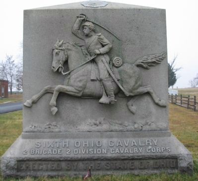 Sixth Ohio Cavalry Monument image. Click for full size.