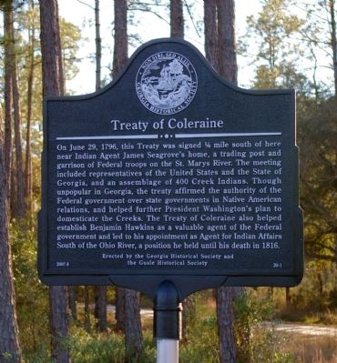 Treaty of Coleraine Marker image. Click for full size.