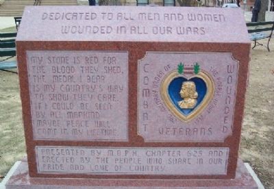 Purple Heart Memorial. Click for more information. Purple Heart Memorial image. Click for more information.