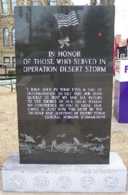 Guernsey County Desert Storm Memorial image. Click for full size.