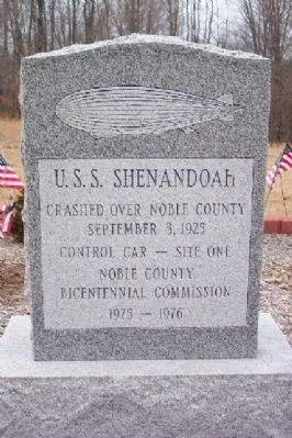 U.S.S. Shenandoah Memorial. Click for full size. U.S.S. Shenandoah Memorial image. Click for full size.
