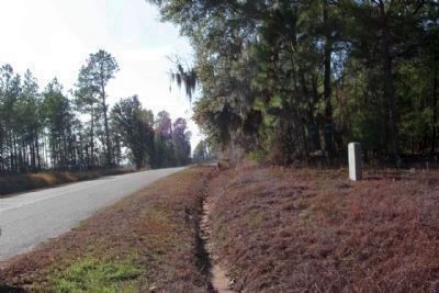 J. Lamar Brantley Road Marker as seen looking north image. Click for full size.