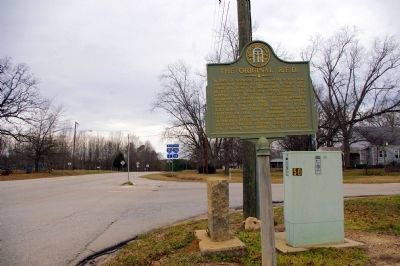 The Original R.F.D. Marker, looking west on U.S. 278 image. Click for full size.