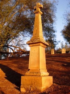 Pioneer Cemetery - James Sheran Gravestone image. Click for full size.