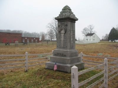 Companies A and C, 1st Ohio Cavalry Monument image. Click for full size.