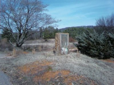 View of marker looking North. Click for full size. View of marker looking North image. Click for full size.