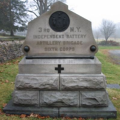 3rd New York Independent Battery Monument image. Click for full size.