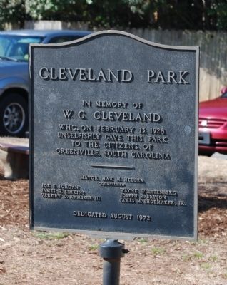 Cleveland Park Marker image. Click for full size.